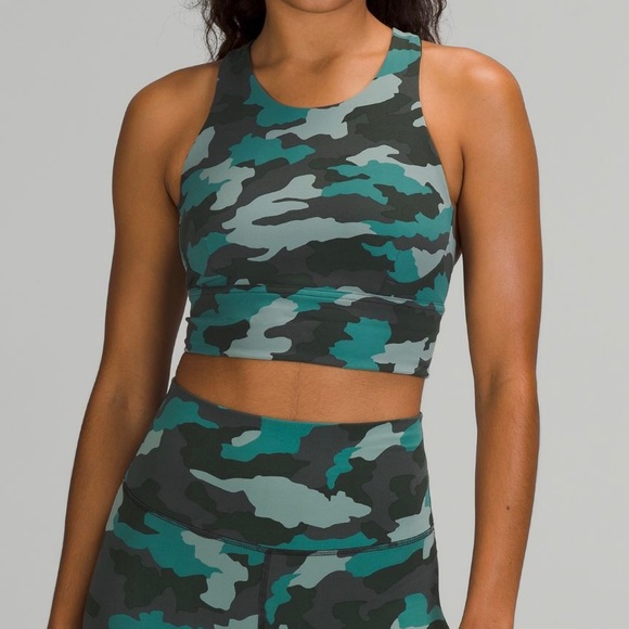 lululemon athletica Tops - Lululemon Wonder Train Longline Bra C/D cup NWT Size 8